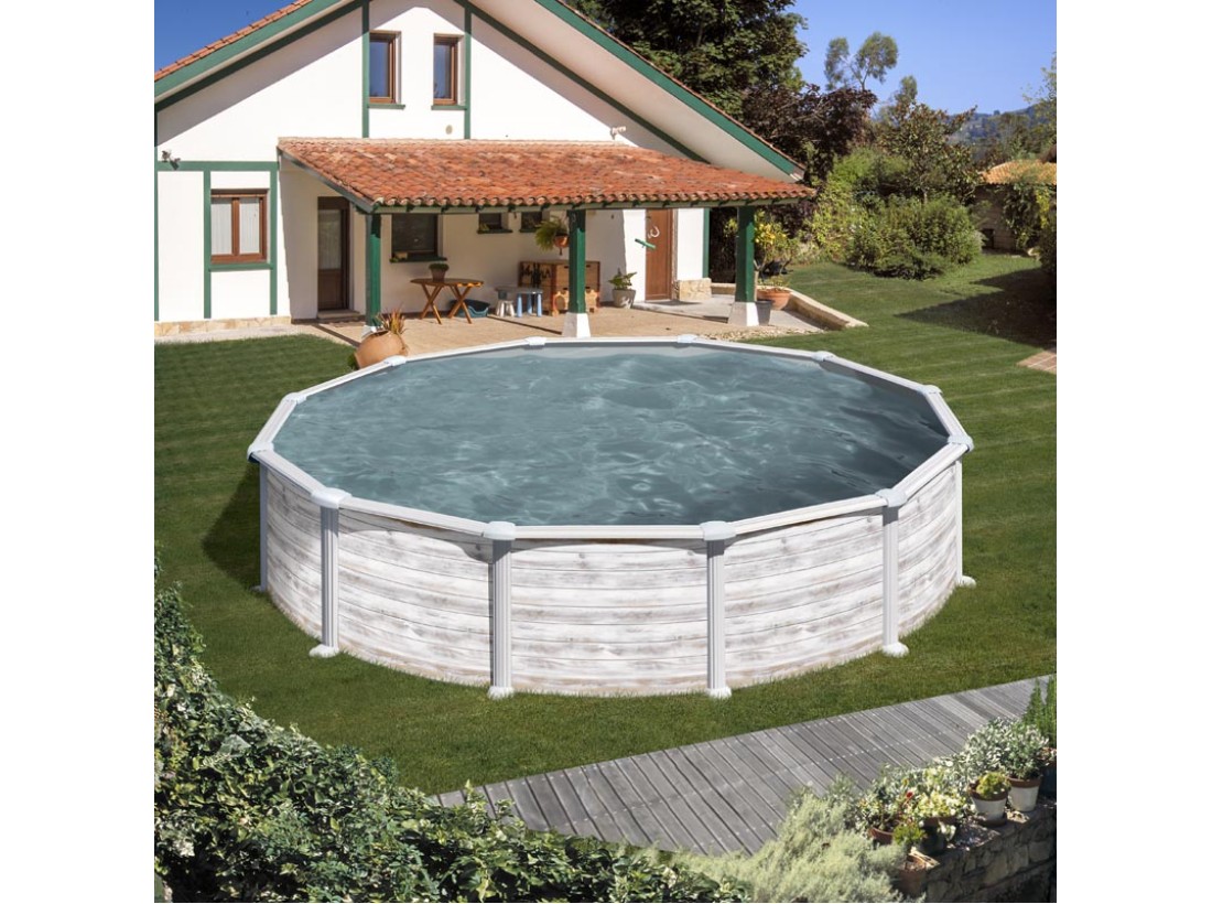 ΥΠΕΡΓΕΙΑ ΠΙΣΙΝΑ ΑΠΟ ΧΑΛΥΒΑ GROENLANDIA ΣΤΡΟΓΓΥΛΗ ΜΕ ΔΙΑΜΕΤΡΟ 5,50μ.