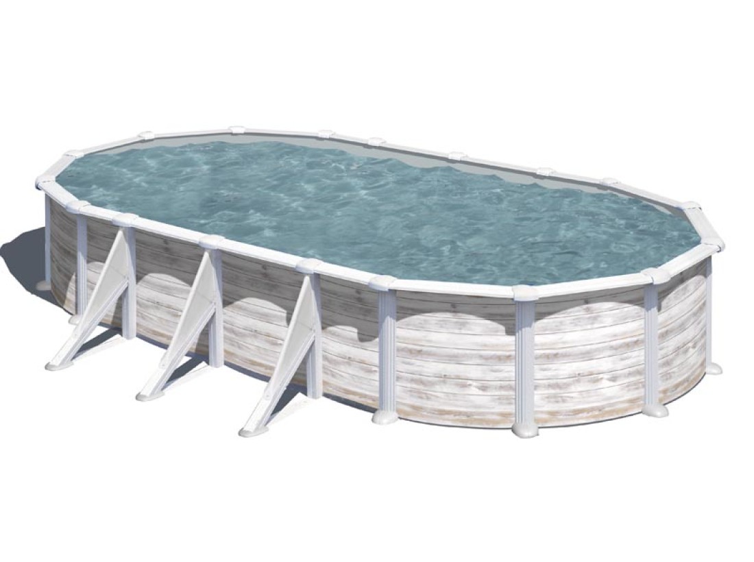 ΥΠΕΡΓΕΙΑ ΠΙΣΙΝΑ ΑΠΟ ΧΑΛΥΒΑ GROENLANDIA ΟΒΑΛ 7,30Χ3,75μ.