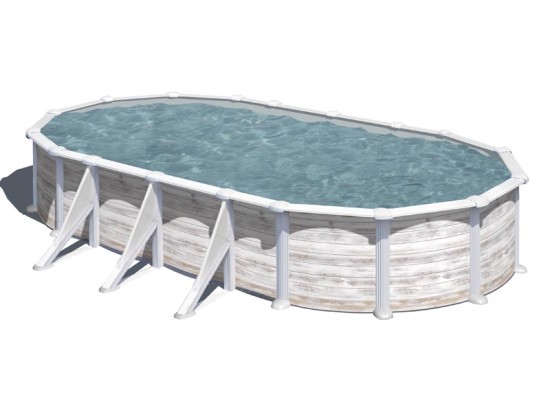 ΥΠΕΡΓΕΙΑ ΠΙΣΙΝΑ ΑΠΟ ΧΑΛΥΒΑ GROENLANDIA ΟΒΑΛ 7,30Χ3,75μ.