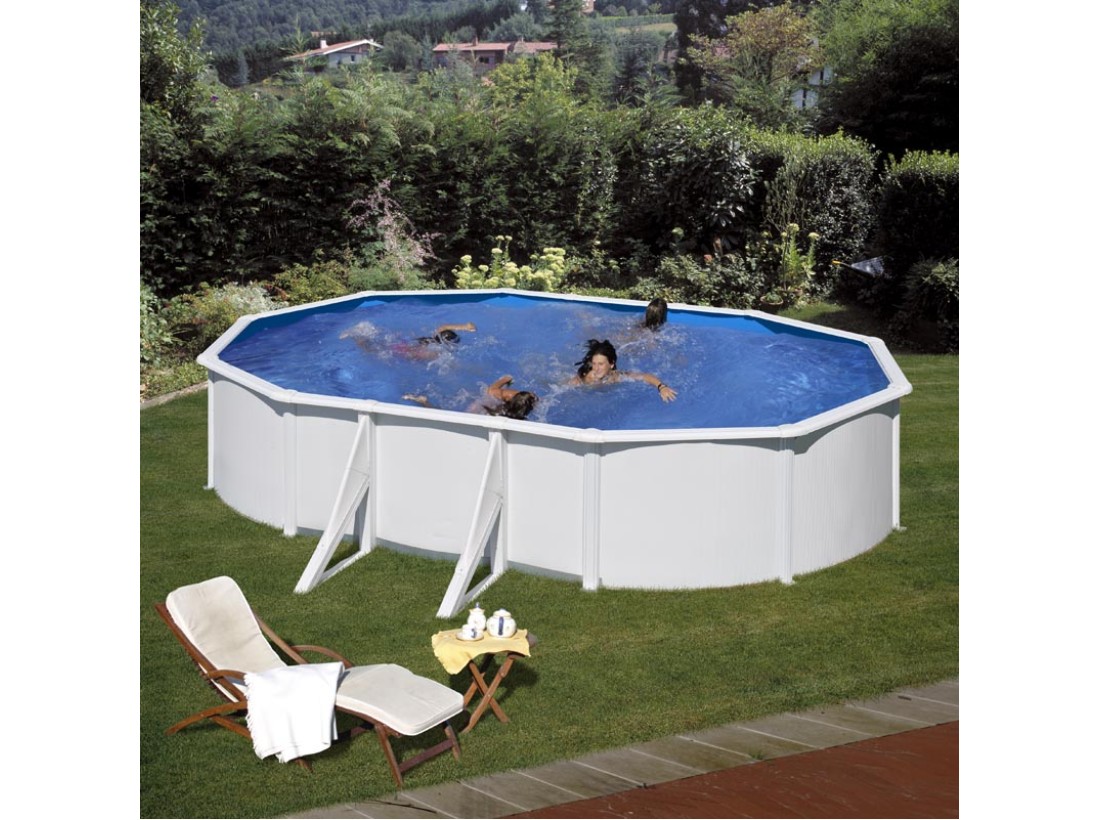 ΥΠΕΡΓΕΙΑ ΠΙΣΙΝΑ ΑΠΟ ΧΑΛΥΒΑ FIDJI ΟΒΑΛ 6,10Χ3,75μ.