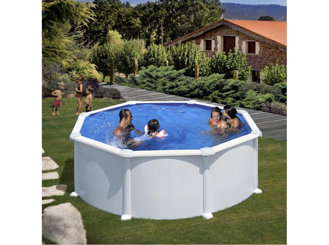 ΥΠΕΡΓΕΙΑ ΠΙΣΙΝΑ ΑΠΟ ΧΑΛΥΒΑ ATLANTIS ΣΤΡΟΓΓΥΛΗ ΜΕ ΔΙΑΜΕΤΡΟ 3,50μ