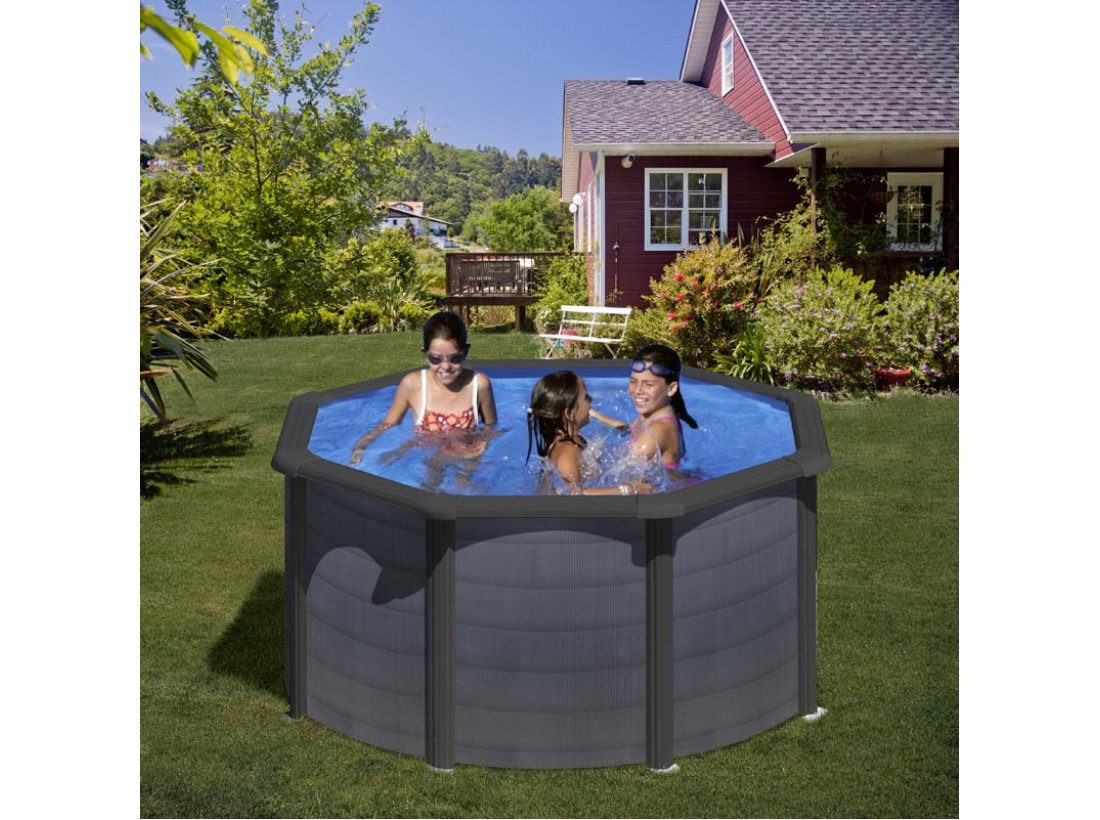 ΥΠΕΡΓΕΙΑ ΠΙΣΙΝΑ ΑΠΟ ΧΑΛΥΒΑ KEA ΣΤΡΟΓΓΥΛΗ ΜΕ ΔΙΑΜΕΤΡΟ 2,40μ.