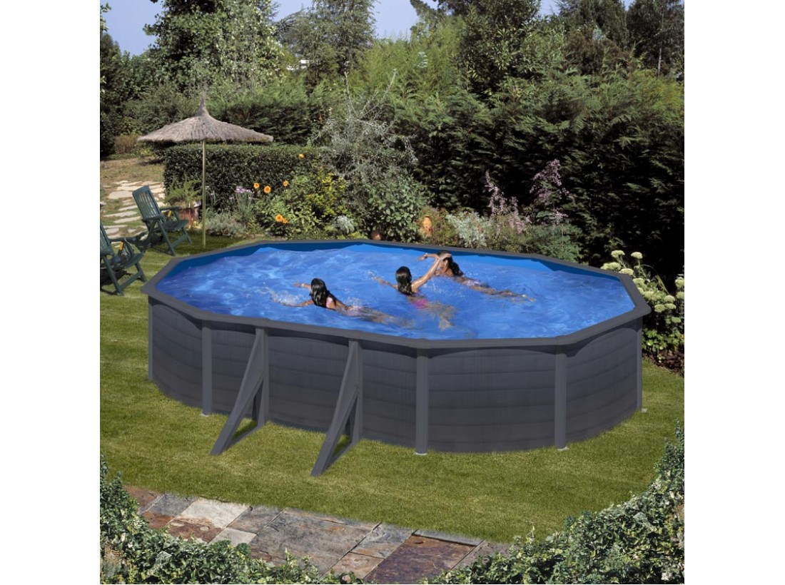 ΥΠΕΡΓΕΙΑ ΠΙΣΙΝΑ ΑΠΟ ΧΑΛΥΒΑ KEA ΟΒΑΛ 6,10Χ3,75μ. ΒΑΘΟΣ 1,20μ.