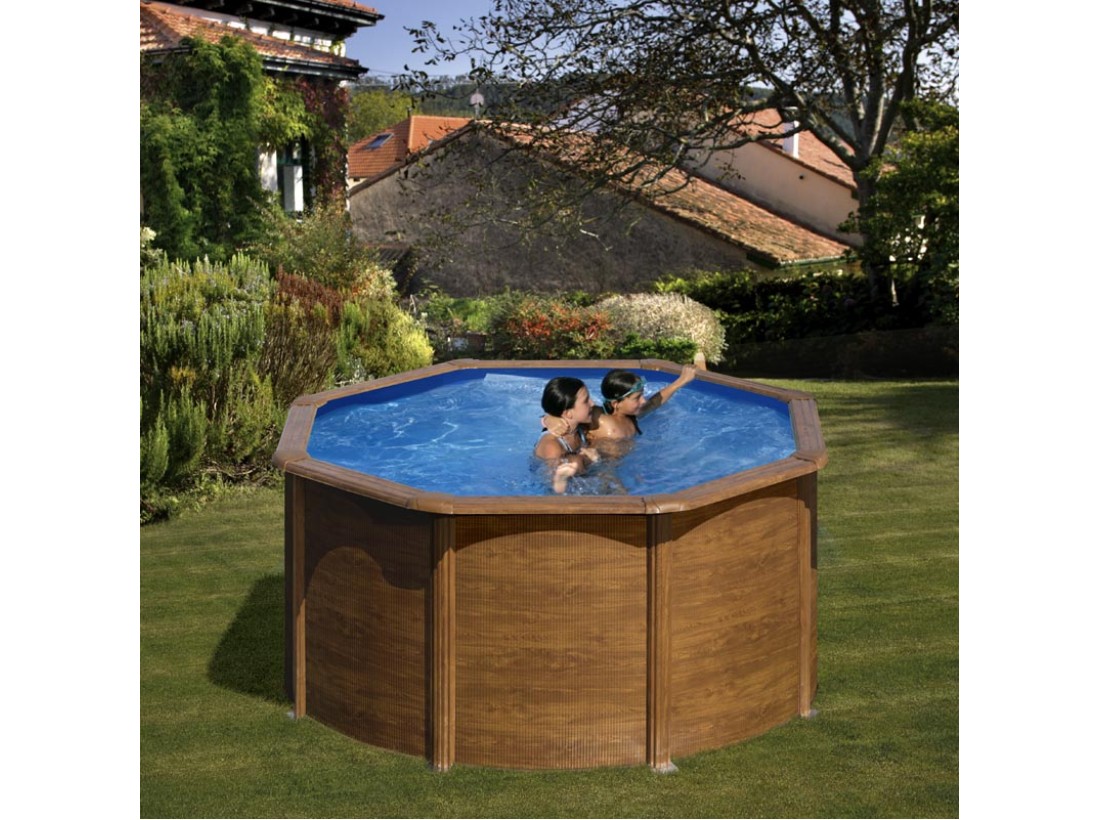 ΥΠΕΡΓΕΙΑ ΠΙΣΙΝΑ ΑΠΟ ΧΑΛΥΒΑ PACIFIC ΣΤΡΟΓΓΥΛΗ ΜΕ ΔΙΑΜΕΤΡΟ 2,40μ.