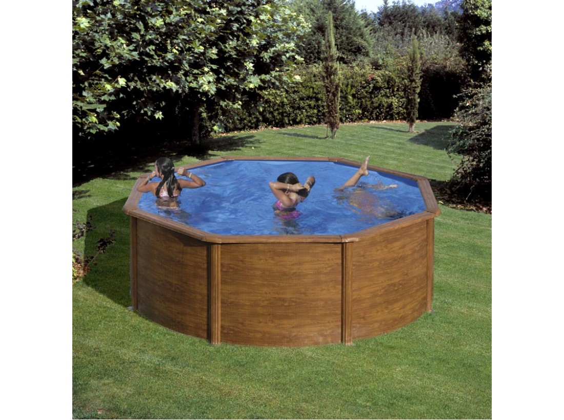 ΥΠΕΡΓΕΙΑ ΠΙΣΙΝΑ ΑΠΟ ΧΑΛΥΒΑ PACIFIC ΣΤΡΟΓΓΥΛΗ ΜΕ ΔΙΑΜΕΤΡΟ 3,00μ.