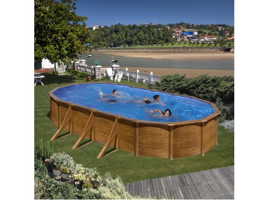 ΥΠΕΡΓΕΙΑ ΠΙΣΙΝΑ ΑΠΟ ΧΑΛΥΒΑ PACIFIC ΟΒΑΛ 7,30Χ3,75μ.