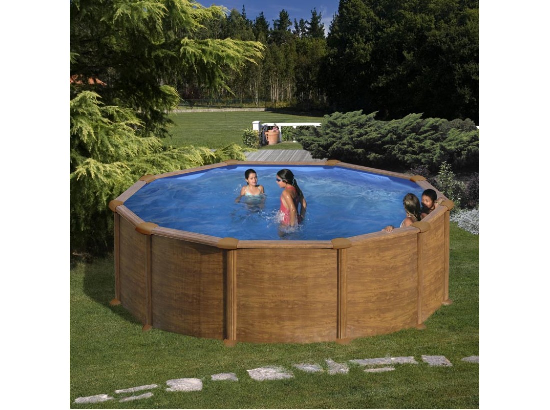 ΥΠΕΡΓΕΙΑ ΠΙΣΙΝΑ ΑΠΟ ΧΑΛΥΒΑ MAURITIUS ΣΤΡΟΓΓΥΛΗ ΜΕ ΔΙΑΜΕΤΡΟ 4,60μ.