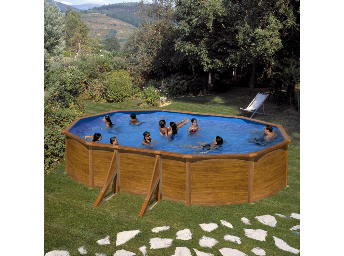 ΥΠΕΡΓΕΙΑ ΠΙΣΙΝΑ ΑΠΟ ΧΑΛΥΒΑ PACIFIC ΟΒΑΛ 5,00Χ3,00μ.