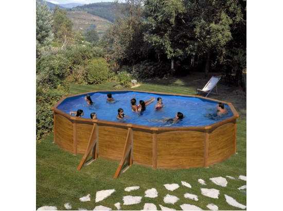 ΥΠΕΡΓΕΙΑ ΠΙΣΙΝΑ ΑΠΟ ΧΑΛΥΒΑ PACIFIC ΟΒΑΛ 5,00Χ3,00μ.