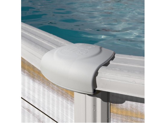 ΥΠΕΡΓΕΙΑ ΠΙΣΙΝΑ ΑΠΟ ΧΑΛΥΒΑ ISLANDIA ΟΒΑΛ 7,30Χ3,75μ.